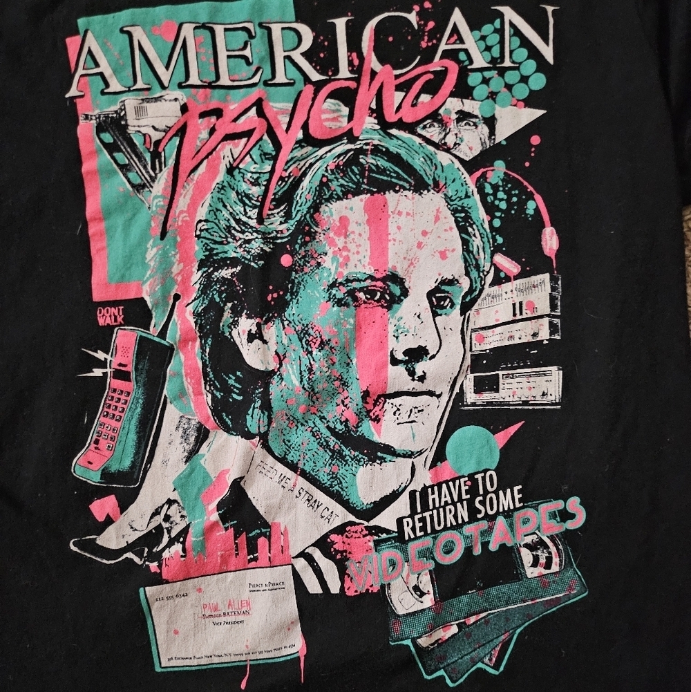 Cavity Colors Special Edition American Psycho Graphic Long-Sleeved Tee - Picture 3 of 12